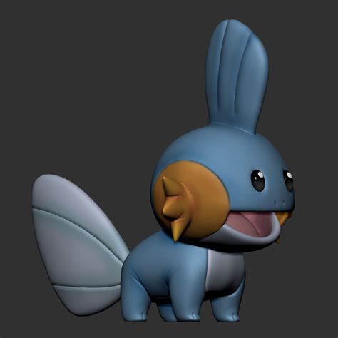 MUDKIP POKEMON 3D Model 3D Printable CGTrader