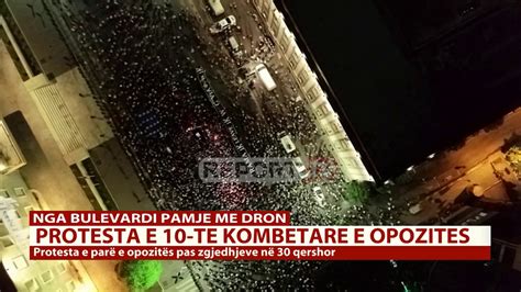 Report Tv Pamjet Me Dron Gjat Fjalimit T Bash S Te Kryeministria