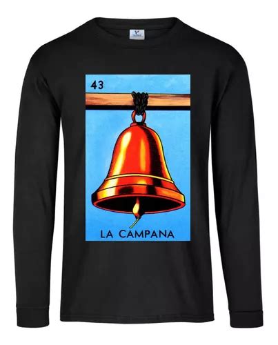 Playera M Larga La Loteria 43 La Campana Envío gratis