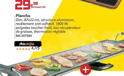 Promo Plancha Chez Gifi Icatalogue Fr