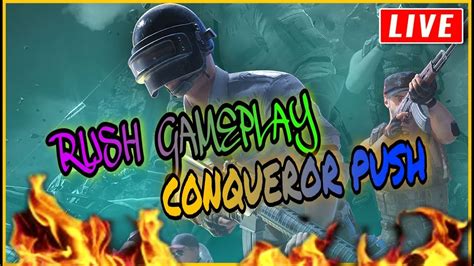 Bgmi Live Conqueror Pushing And Rush Gameplay Pubg Live In Hindi