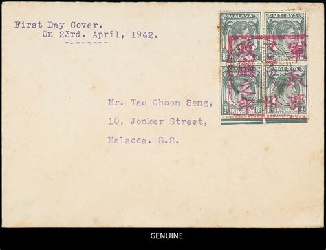 Forged Japanese Occupation Overprint Of Malacca Stampforgeries