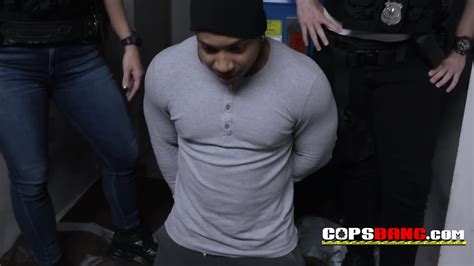 Purse Snatching Thief Is Caught Red Handed By Horny Busty Cops