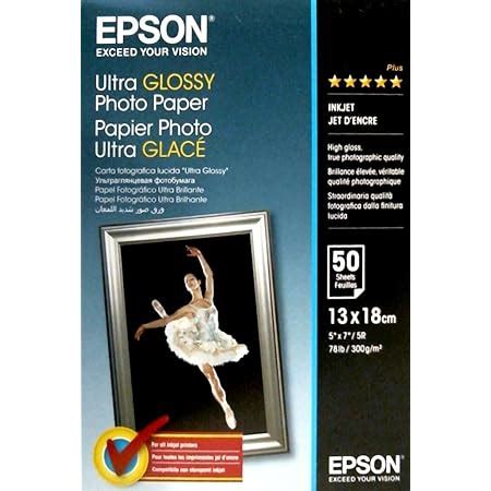 Epson Fotopapier Premium Semigloss X Blatt S Amazon De