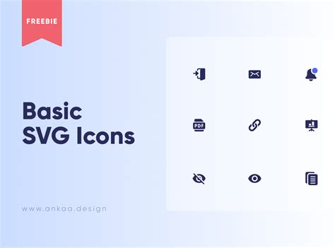 SVG Icons Freebie by Shruti Gupta on Dribbble