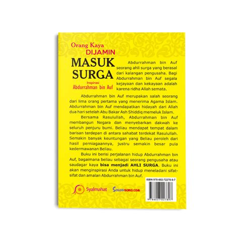 ORANG KAYA DIJAMIN MASUK SURGA PENERBIT YANITA