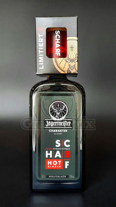 Jagermeister Scharf Hot Ginger L Kieliszek