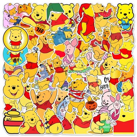 Winnie the Pooh Stickers Waterproof Laptop Hydro Flask - Etsy