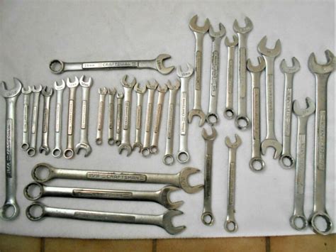 Lot Of 31 Craftsman English Metric Wrenches All Made In USA