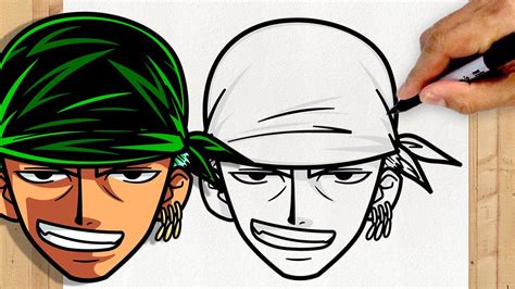 Comment Dessiner Zoro One Piece Roronoa Zoro Étape Par Étape Simple Et Facile Youtube