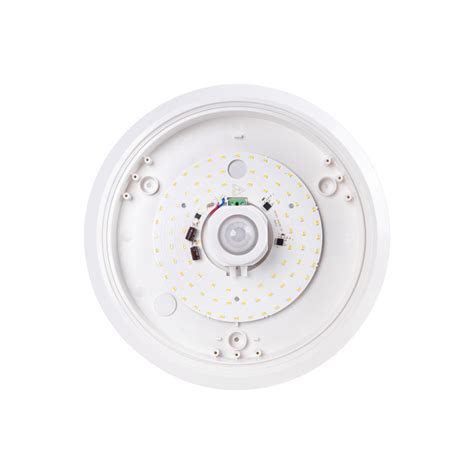 Plafón LED de techo con sensor PIR 20W Ø30cm IP20