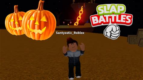 Nueva actualización en slap battles de halloween YouTube