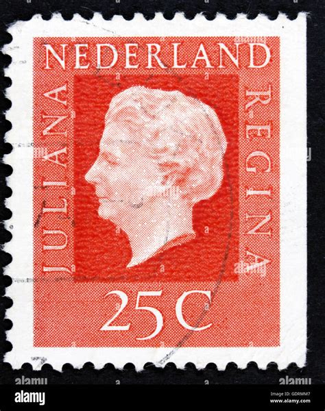 NETHERLANDS CIRCA 1969 A Stamp Printed In Netherlands Shows Portrait