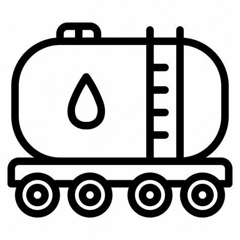 Fuel Oil Petrol Tanker Industry Vehicle Tank Icon Download On