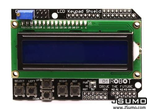 DFRobot LCD Keypad Shield Arduino Shields DFRobot JSumo