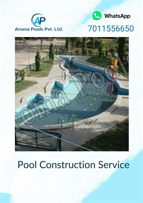 Swimming Pool Construction Service At Rs 640 Square Feet Polymer