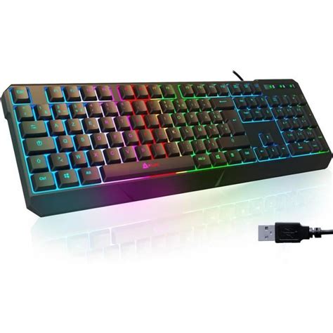 Chroma Clavier Gamer Azerty Fr Nouveauté 2023 Silencieux Usb