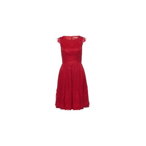 Elegant Red Lace Dress