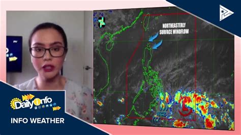 Ptv Info Weather Binabantayang Lpa Sa Loob Ng Par Mababa Ang