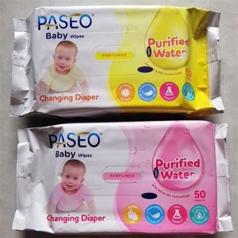 Jual Tissue Tisu Basah Paseo Baby Wipes Sheets Shopee Indonesia