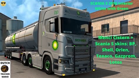 Dutch Trucker Mario Ets Menci Cistern Scania S Skinpack Bp Shell