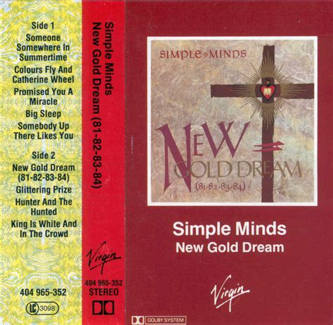 Simple Minds - New Gold Dream (81-82-83-84) (1982, Cassette) | Discogs