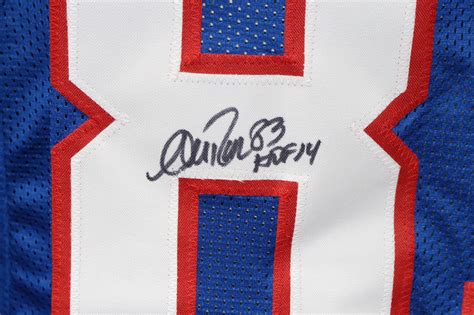 Andre Reed Autographed Signed Pro Style Blue Jersey HOF TRI Denver