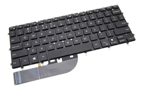 Teclado Dell Inspiron 13 7353 Negro Y Plateado Ingles Con Palmrest