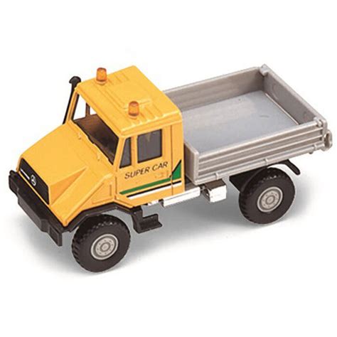 Машина Welly грузовик-вездеход с открытым кузовом Mercedes-Benz Unimog ...
