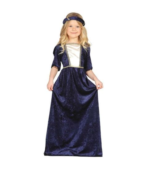 Blaue Mittelalterliche Dame Kost M F R M Dchen Online Einkaufen