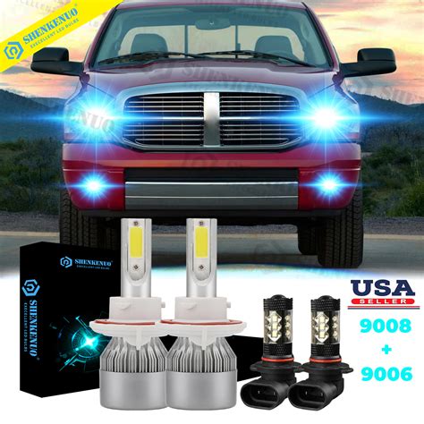 2008 Dodge Ram 1500 Headlight Bulb Size