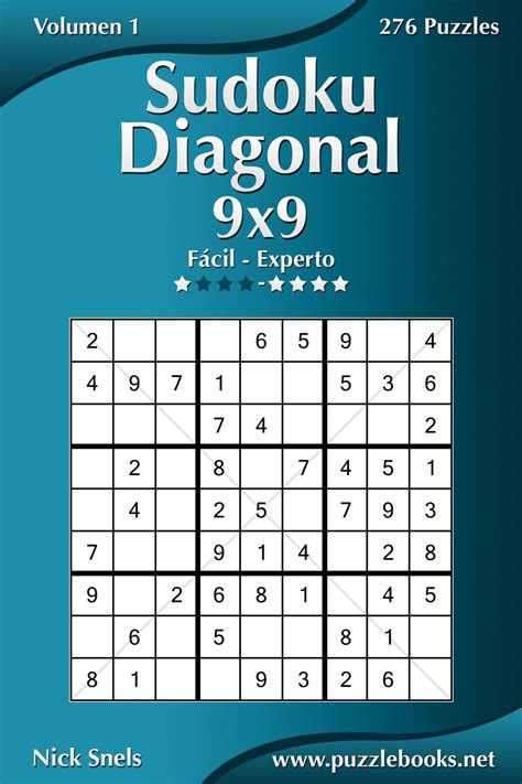 Sudoku Diagonal X De F Cil A Experto Volumen Puzzles