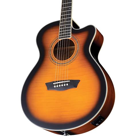 Washburn Festival Series Acoustic Electric Guitar Tobacco Burst