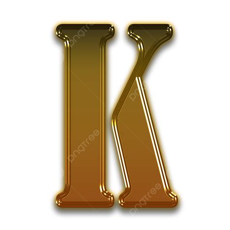 Gold Letter K Png Transparent Letter K Gold Effect Graphics Png