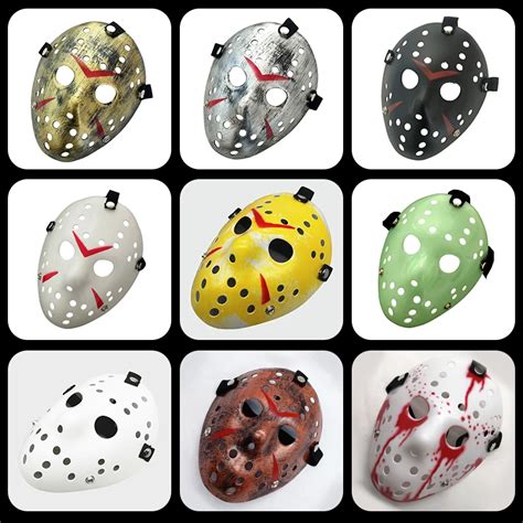 Маска на Хэллоуин Voorhees Friday стильная Джейсон 13th страшная ...