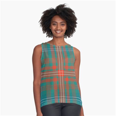 "Tartan Plaid Wilson " Sleeveless Top for Sale by Bricke | Redbubble