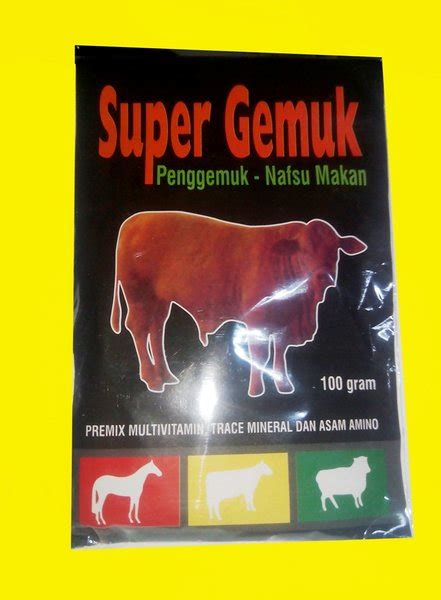 Jual SUPER GEMUK SAPI KAMBING KUDA PENAMBAH NAFSU MAKAN Di Lapak