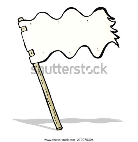 Cartoon White Flag Stock Illustration 210070306 Shutterstock