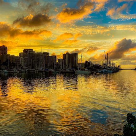 Sunrise At Magic Island Honolulu Hawaii Sembach001 Flickr