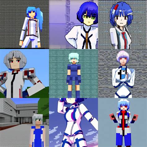 Rei Ayanami In Minecraft Stable Diffusion Openart