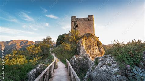 Zahara De La Sierra Castle Tower Zahara De La Sierra Cadiz Province