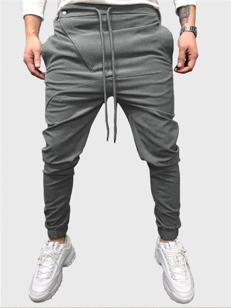 Plain Casual Casual Pants | zolucky