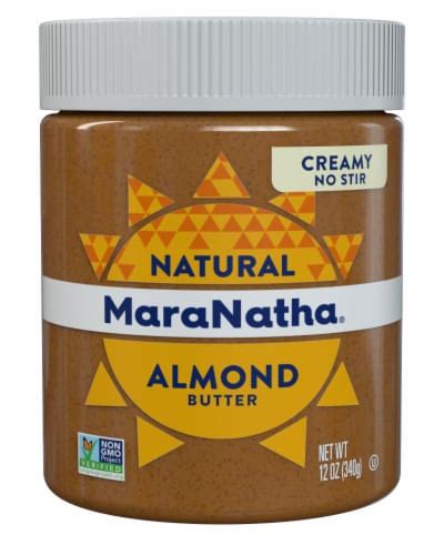 MaraNatha Natural Creamy No Stir Almond Butter 12 Oz Smiths Food