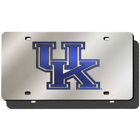 Kentucky Uk Wildcats Ncaa Mirrored Laser Cut License Plate Laser Tag