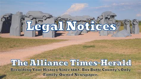 Notice Of Surplus Real Estate Public Hearing Box Butte County