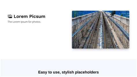 Lorem Picsum - Public APIs