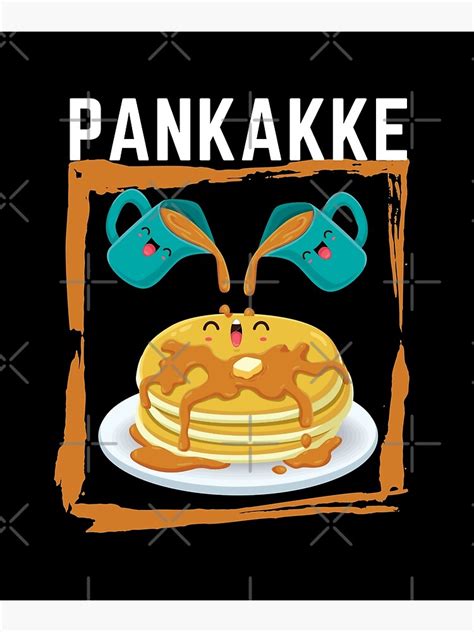 Pankakke Naughty Pancake Cum Bukakke Ecchi Hentai Pun Art Print By Frapsi Redbubble