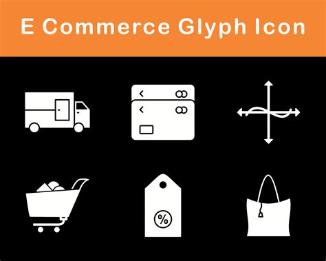 E Commerce Vector Icon Set 20257681 Vector Art At Vecteezy