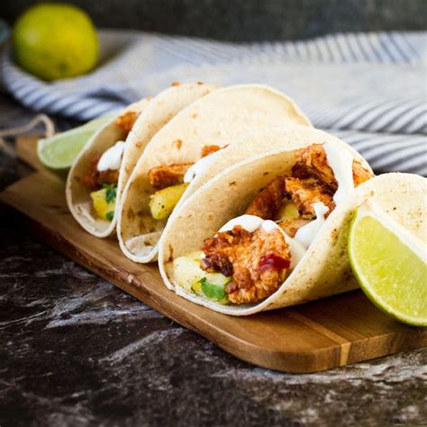 Super Easy Super Tasty Tacos Al Pastor Ginger With Spice