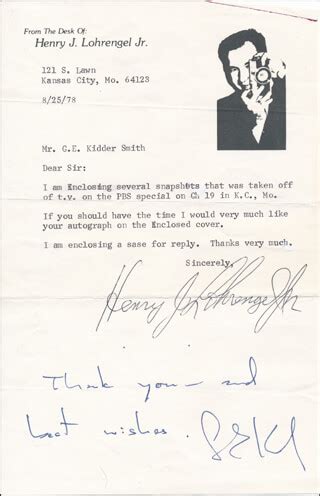 G E Kidder Smith Autograph Sentiment Signed Historyforsale